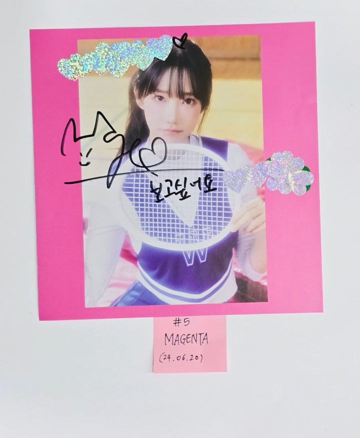 QWER "MANITO" - A Cut Page From Fansign Event Album [24.6.20] - HALLYUSUPERSTORE