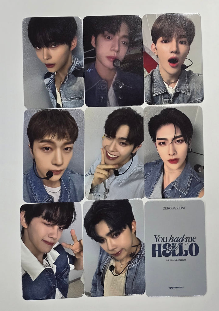 ZEROBASEONE(ZB1) "You had me at HELLO" - Apple Music Fansign Event Photocard [24.6.21] - HALLYUSUPERSTORE