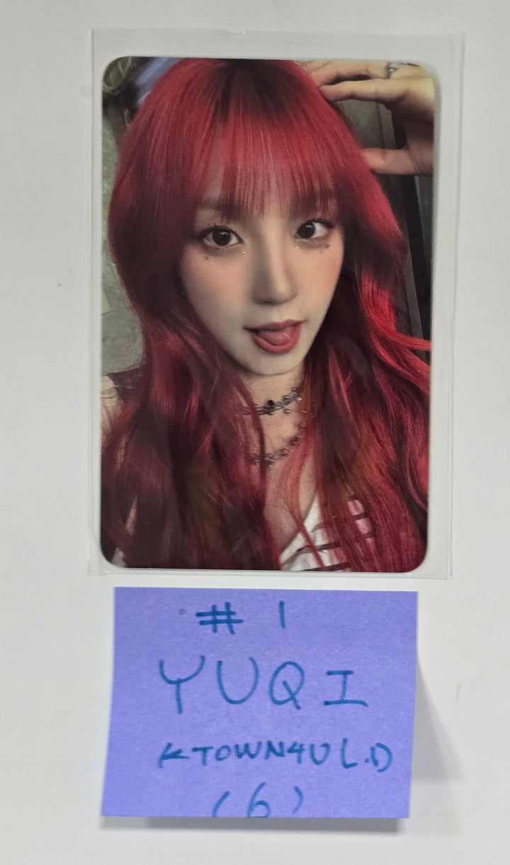 YUQI "YUQ1" - Ktown4U Lucky Draw Event Photocard Round 2 [24.6.21] - HALLYUSUPERSTORE