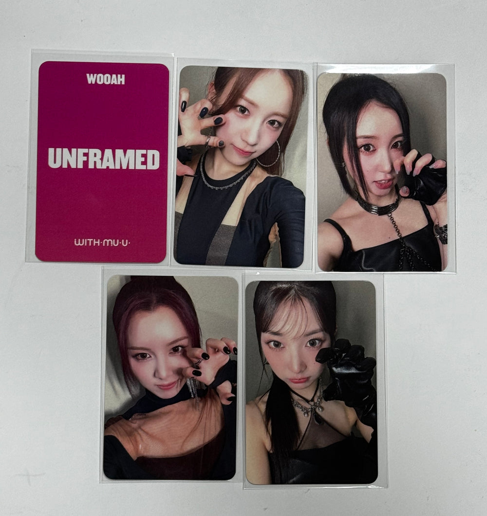 Wooah "Unframed" - Withmuu Pre-order Benefit Photocard [24.6.25] - HALLYUSUPERSTORE