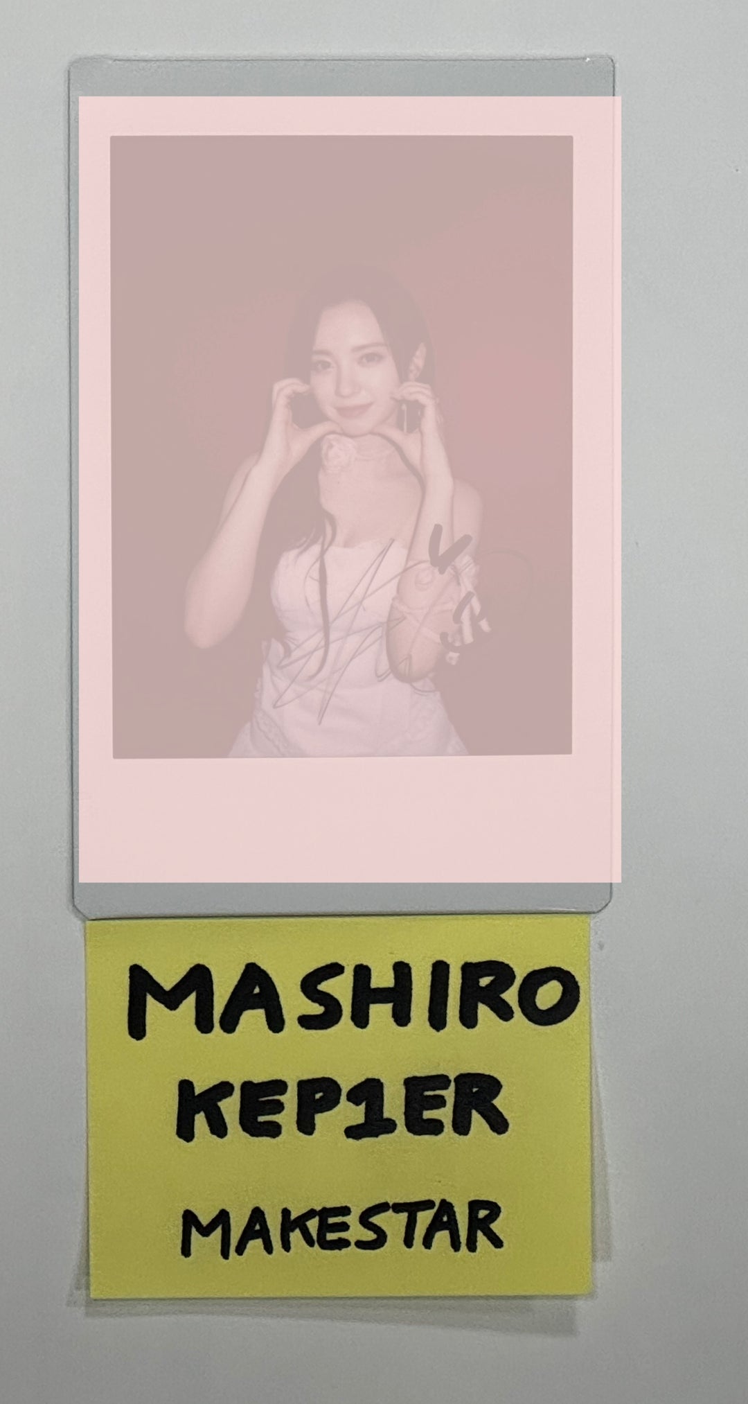 Mashiro (of Kep1er) "Kep1going On" - Hand Autographed(Signed) Polaroid [24.6.26] - HALLYUSUPERSTORE