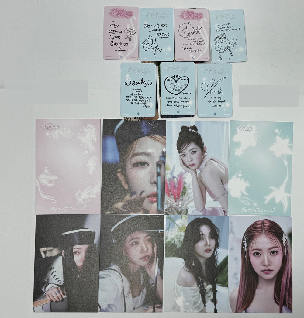 Red Velvet "Cosmic" - Official Photocard, Postcard [24.6.26] - HALLYUSUPERSTORE