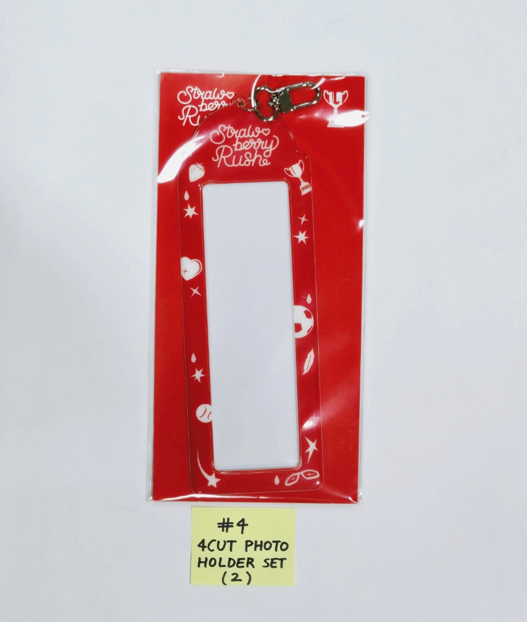 Chuu - "Strawberry Rush" Official MD (PVC Pouch Holder, 4-Cut Photo Holder Set, Acrylic Stand &amp; Keyring, Bandana) [24.06.26] - HALLYUSUPERSTORE