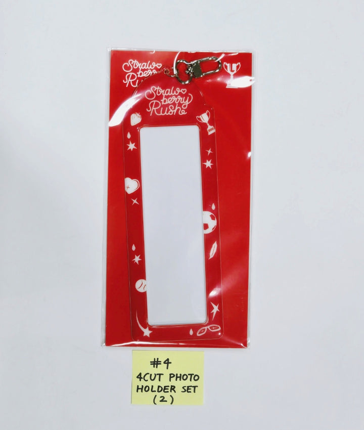 Chuu - "Strawberry Rush" Official MD (PVC Pouch Holder, 4-Cut Photo Holder Set, Acrylic Stand &amp; Keyring, Bandana) [24.06.26] - HALLYUSUPERSTORE