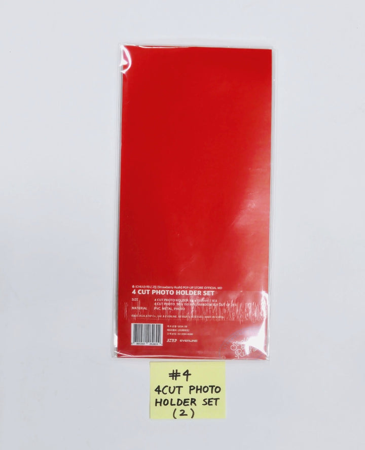 Chuu - "Strawberry Rush" Official MD (PVC Pouch Holder, 4-Cut Photo Holder Set, Acrylic Stand &amp; Keyring, Bandana) [24.06.26] - HALLYUSUPERSTORE