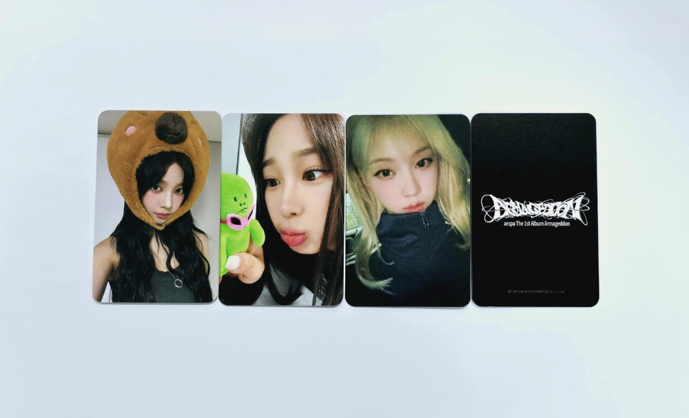 Aespa "Armageddon : The Mystery Circle" - MakeStar Fansign Event Photocard (My Power Ver.) [24.06.26] - HALLYUSUPERSTORE