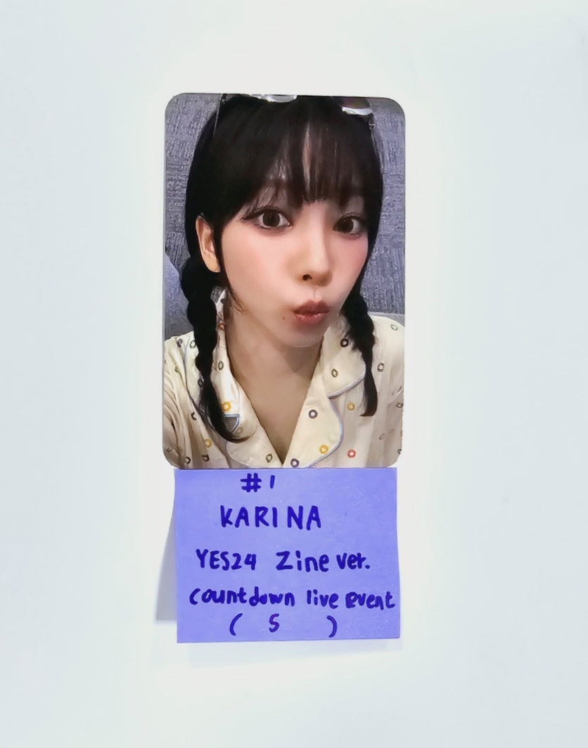 Aespa "Armageddon : The Mystery Circle" - Yes24 Count Down Live Event Photocard (Zine Ver.) [24.06.26] - HALLYUSUPERSTORE