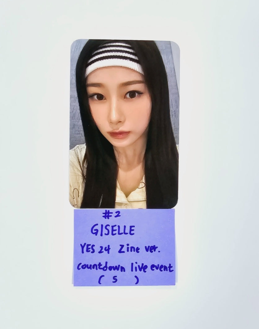 Aespa "Armageddon : The Mystery Circle" - Yes24 Count Down Live Event Photocard (Zine Ver.) [24.06.26] - HALLYUSUPERSTORE