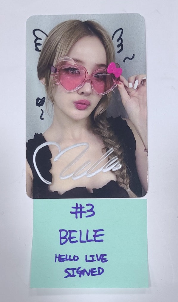 KISS OF LIFE "Midas Touch" - Hand Autographed(Signed) Photocard [24.6.27] - HALLYUSUPERSTORE
