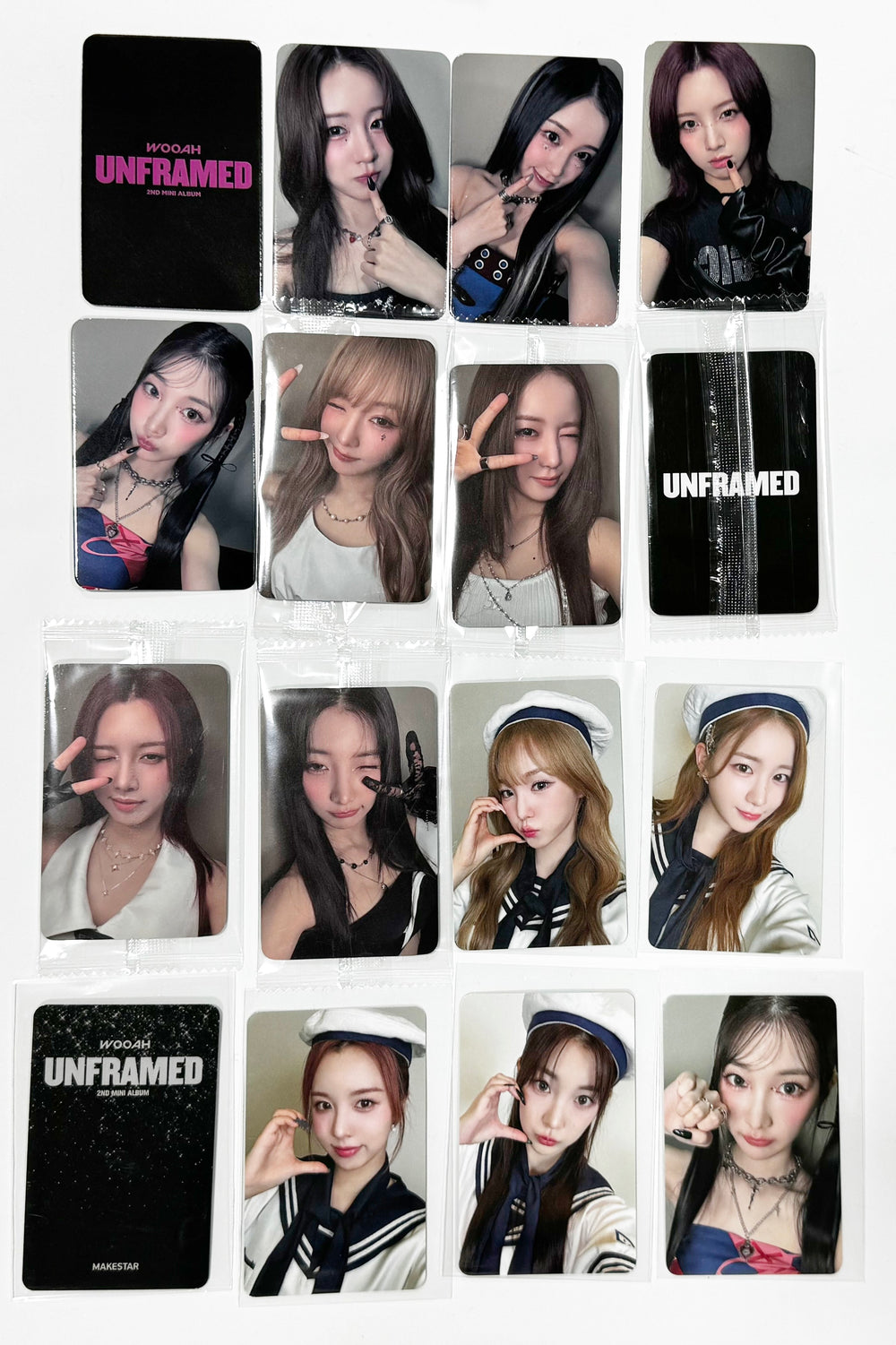 WOOAH "UNFRAMED" - [Ktown4U, Music Plant] Pre-Order Benefit & Makestar Fansign Event Photocard [24.6.28] - HALLYUSUPERSTORE
