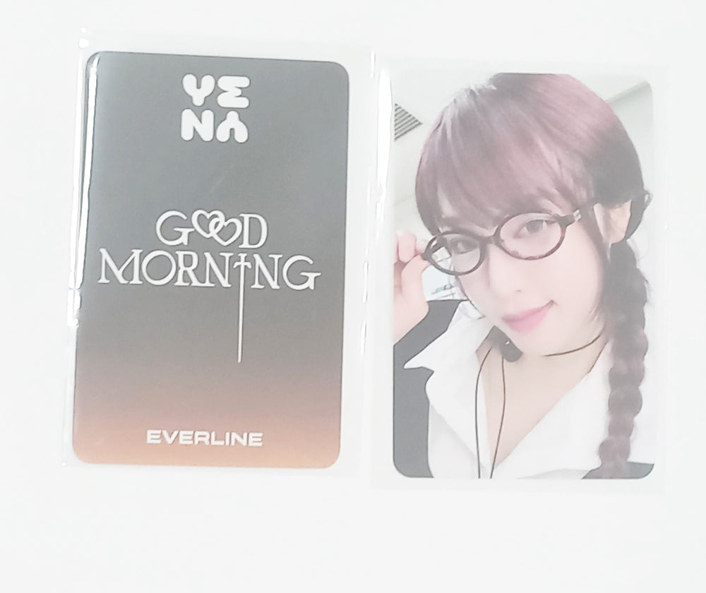 YENA "Good Morning" - Everline Fansign Event Photocard [24.6.28] - HALLYUSUPERSTORE