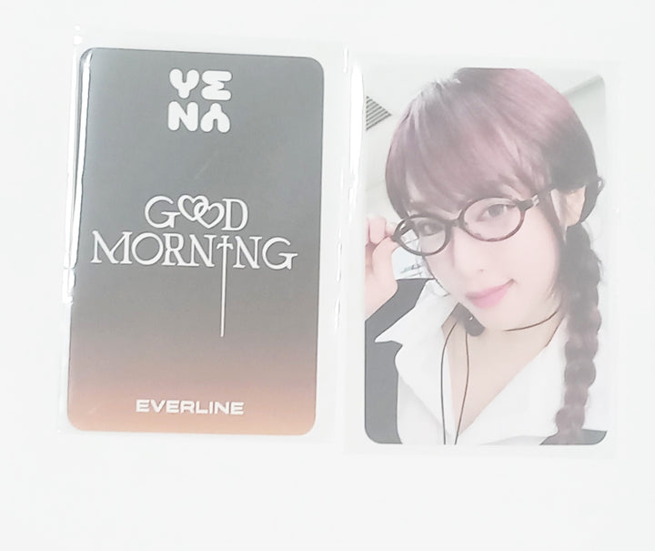 YENA "Good Morning" - Everline Fansign Event Photocard [24.6.28] - HALLYUSUPERSTORE