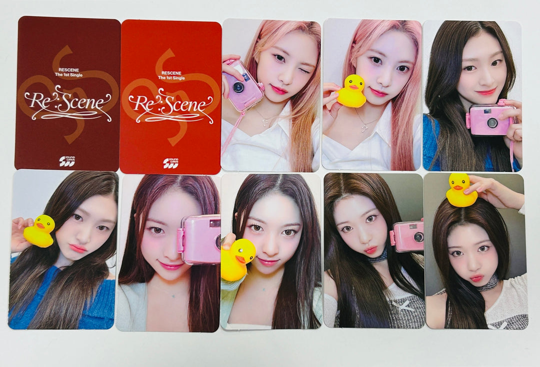 RESCENE "Re:Scene" - Soundwave Fansign Event Photocard Round 3 [PLVE Ver.] [24.7.1] - HALLYUSUPERSTORE