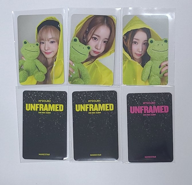 Wooah "Unframed" - Makestar Fansign Event Photocard Round 2 [24.7.3] - HALLYUSUPERSTORE