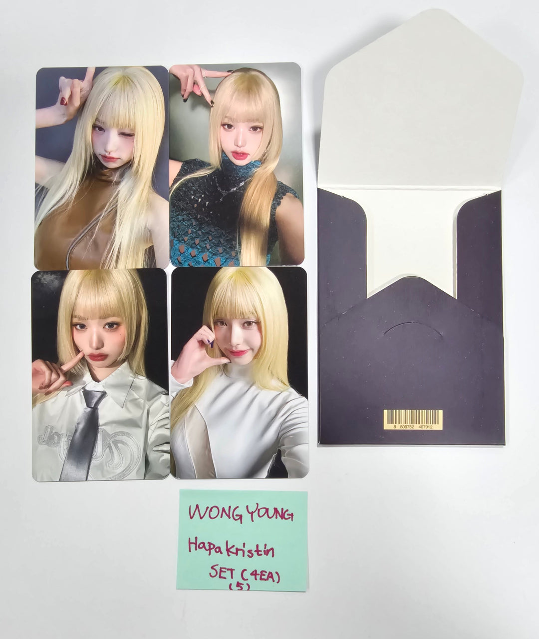 Wonyoung (Of IVE) Cosmo Kristin X Jang Won Young - Hapa Kristin Event Photocards Set (4EA) [24.7.3] - HALLYUSUPERSTORE