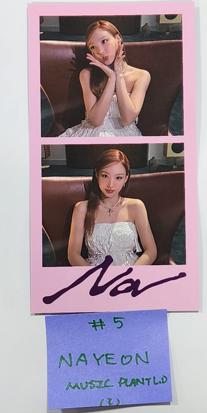 NAYEON (Of TWICE) "NA" - Music Plant Lucky Draw Event Photocard, 2 Cut Photo [24.7.4] - HALLYUSUPERSTORE