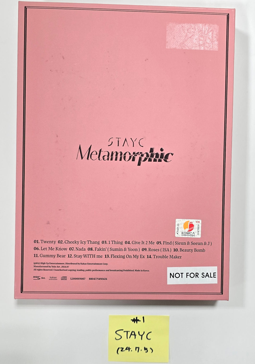 STAYC "Metamorphic"- Hand Autographed(Signed) Promo Album [24.7.5] - HALLYUSUPERSTORE