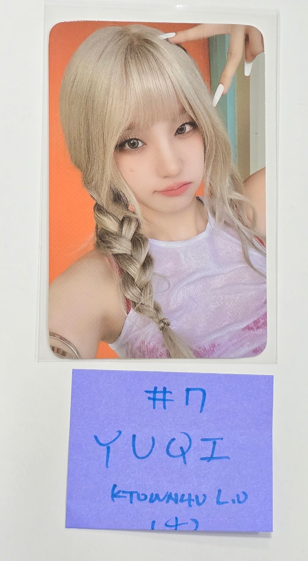 (g) I-DLE "I SWAY" - Ktown4U Lucky Draw Event Photocard [24.7.9] - HALLYUSUPERSTORE