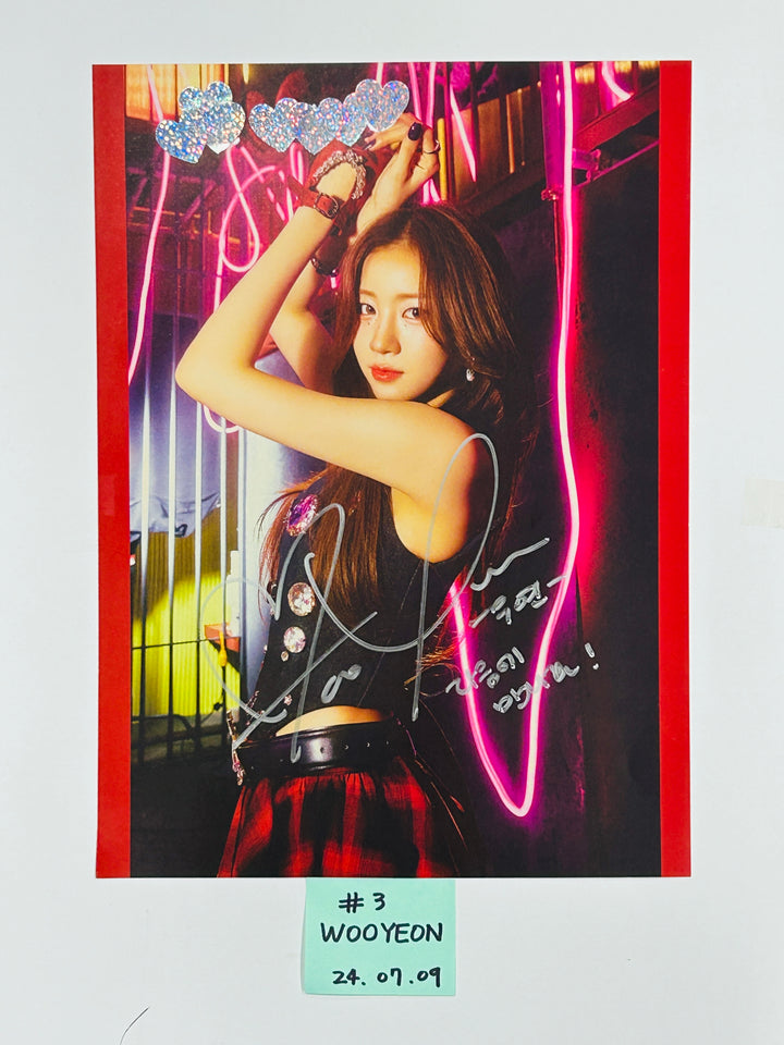 Wooah "Unframed" - A Cut Page From Fansign Event Album [24.7.9] - HALLYUSUPERSTORE