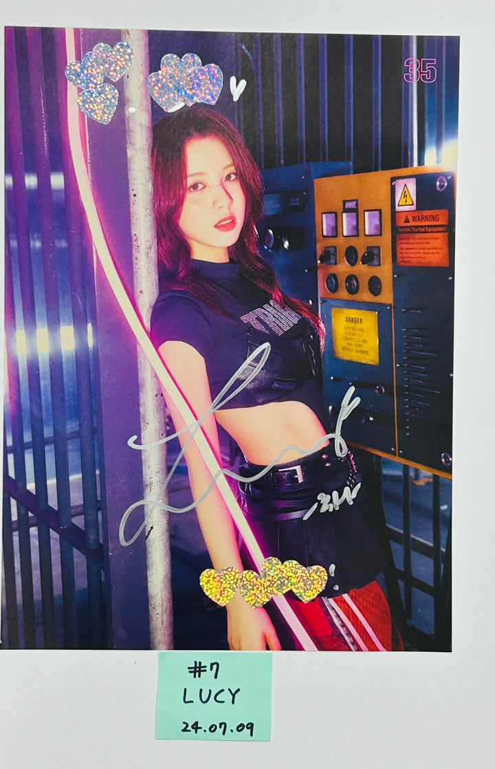 Wooah "Unframed" - A Cut Page From Fansign Event Album [24.7.9] - HALLYUSUPERSTORE