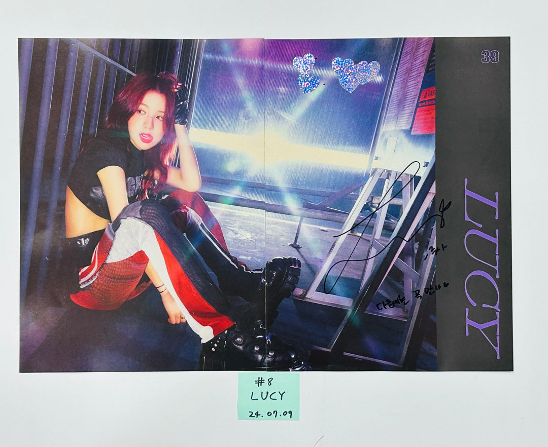 Wooah "Unframed" - A Cut Page From Fansign Event Album [24.7.9] - HALLYUSUPERSTORE