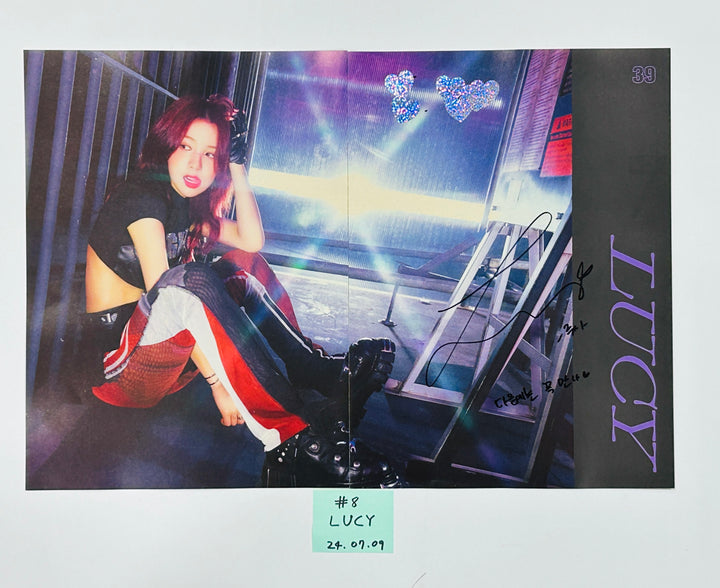 Wooah "Unframed" - A Cut Page From Fansign Event Album [24.7.9] - HALLYUSUPERSTORE