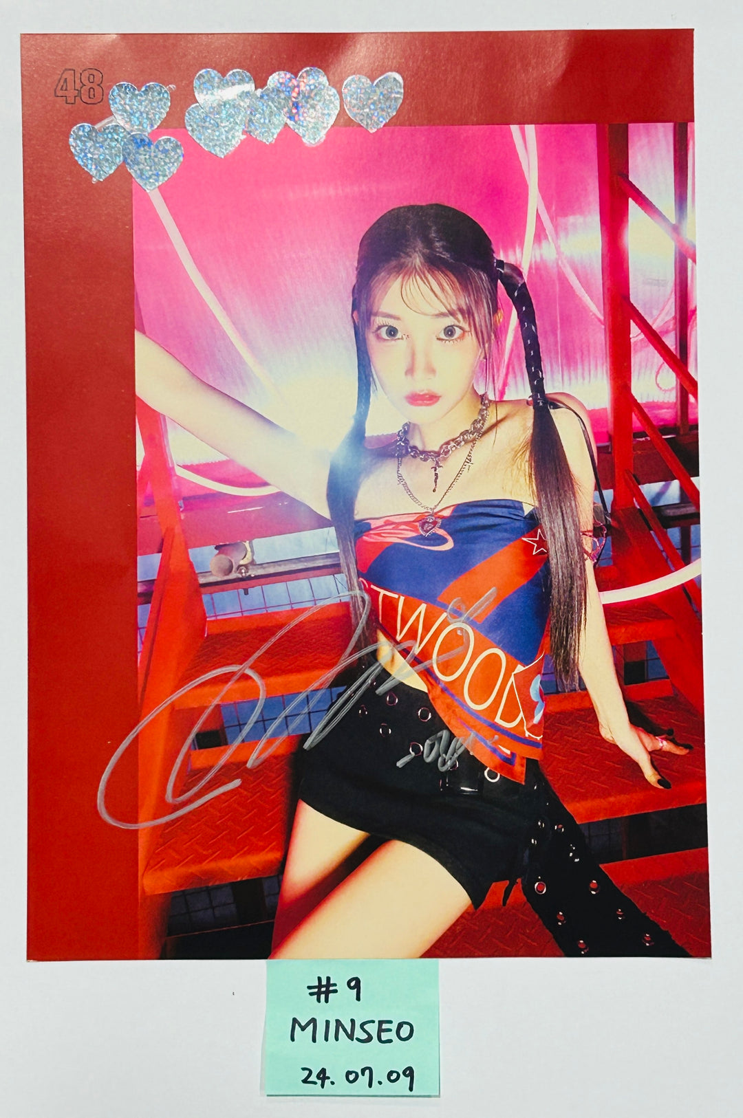 Wooah "Unframed" - A Cut Page From Fansign Event Album [24.7.9] - HALLYUSUPERSTORE
