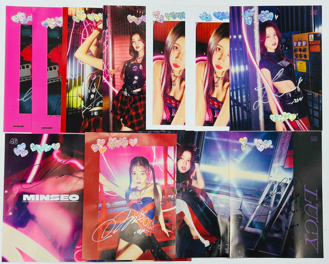 Wooah "Unframed" - A Cut Page From Fansign Event Album [24.7.9] - HALLYUSUPERSTORE