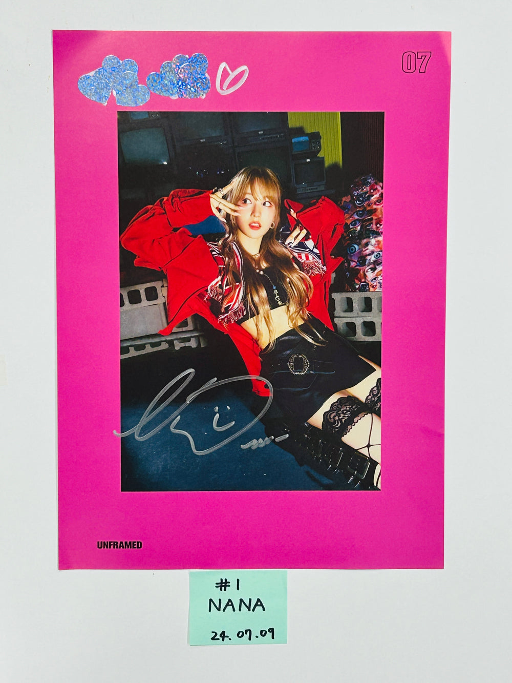Wooah "Unframed" - A Cut Page From Fansign Event Album [24.7.9] - HALLYUSUPERSTORE