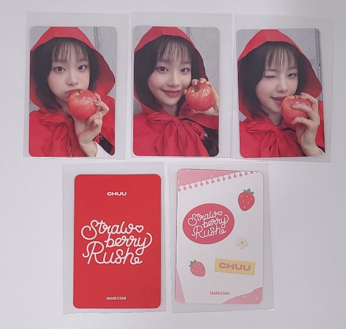 CHUU "Strawberry Rush" - Makestar Fansign Event Photocard [24.7.10] - HALLYUSUPERSTORE
