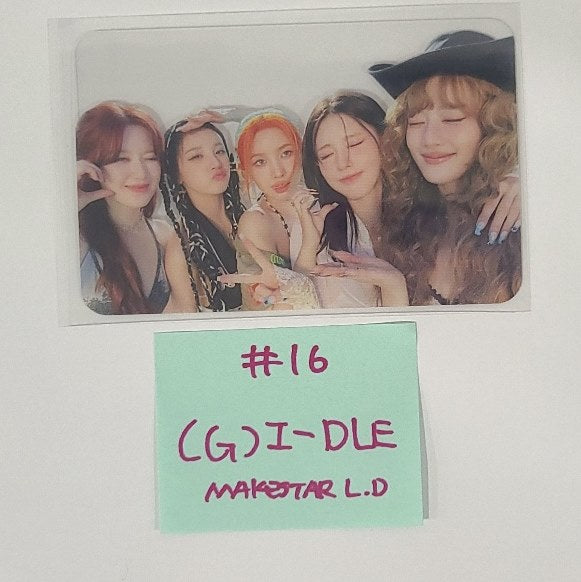 (g) I-DLE "I SWAY" - Makestar Lucky Draw Event Photocard [Poca Album Ver.] [24.7.11] - HALLYUSUPERSTORE