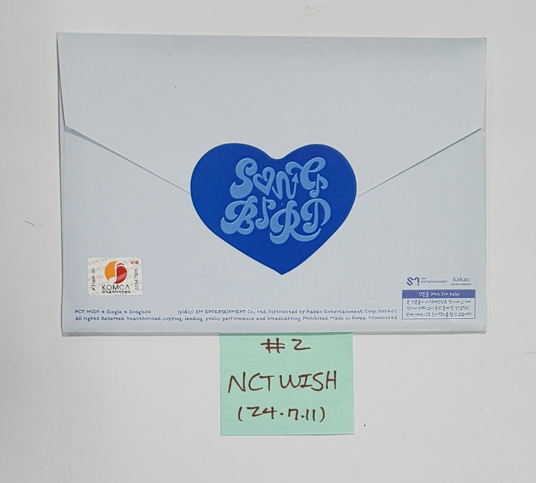 Everglow "ZOMBIE", Red Velvet "Cosmic", KISS OF LIFE "Midas Touch", NCT WISH "Songbird" - Hand Autographed(Signed) Promo Album [24.7.11] - HALLYUSUPERSTORE