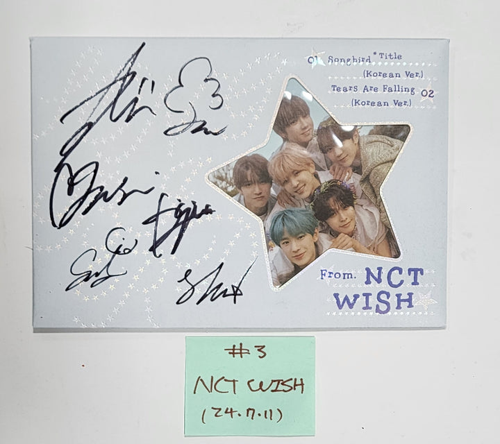 Everglow "ZOMBIE", Red Velvet "Cosmic", KISS OF LIFE "Midas Touch", NCT WISH "Songbird" - Hand Autographed(Signed) Promo Album [24.7.11] - HALLYUSUPERSTORE