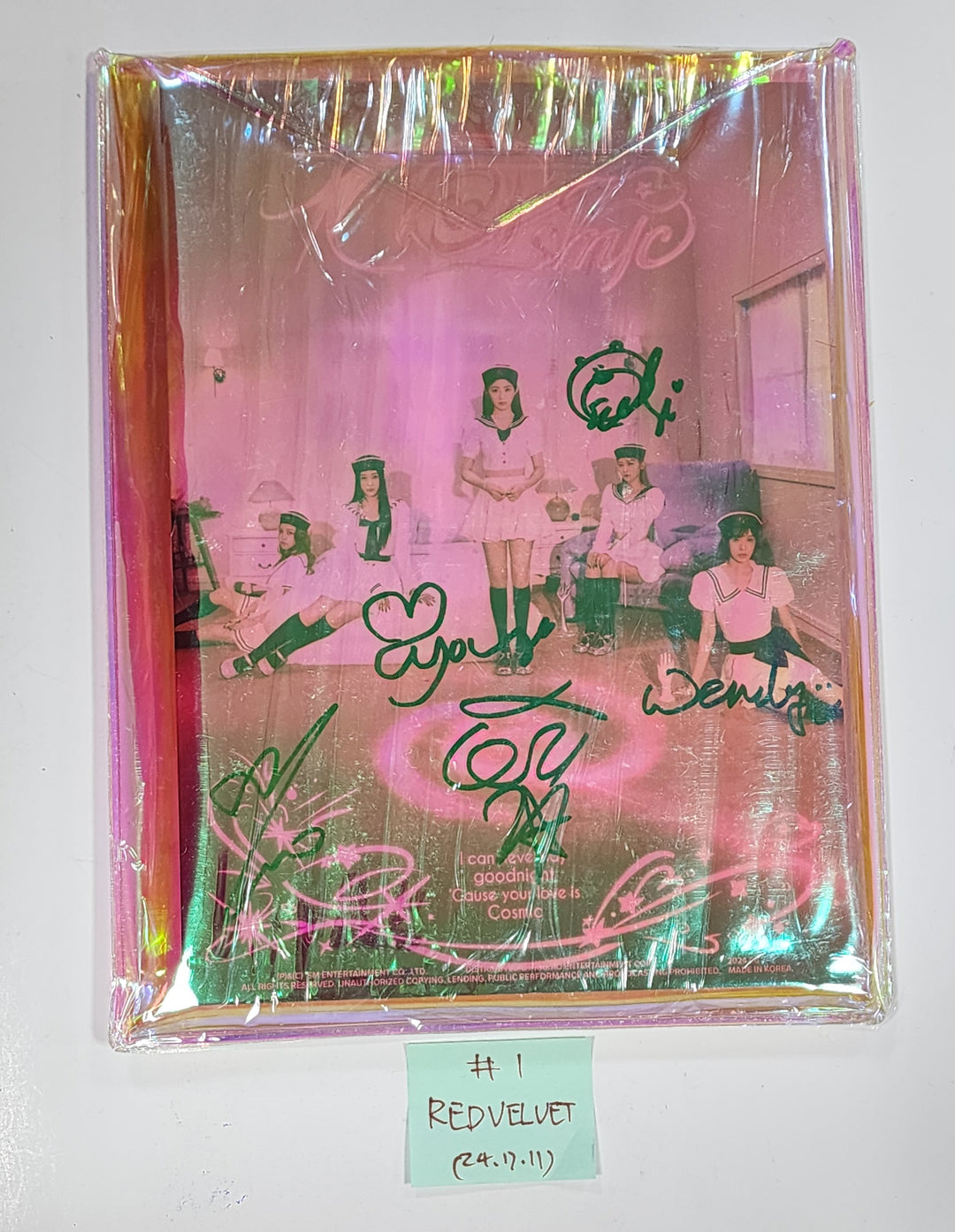 Everglow "ZOMBIE", Red Velvet "Cosmic", KISS OF LIFE "Midas Touch", NCT WISH "Songbird" - Hand Autographed(Signed) Promo Album [24.7.11] - HALLYUSUPERSTORE