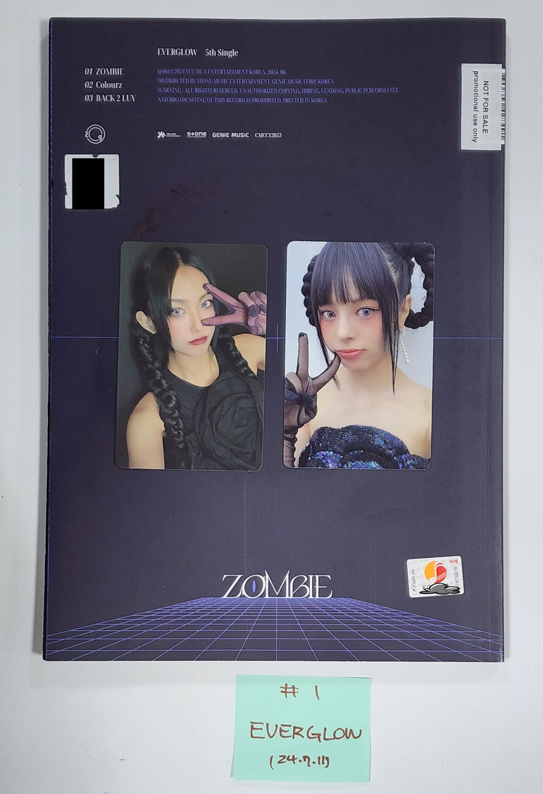 Everglow "ZOMBIE", Red Velvet "Cosmic", KISS OF LIFE "Midas Touch", NCT WISH "Songbird" - Hand Autographed(Signed) Promo Album [24.7.11] - HALLYUSUPERSTORE