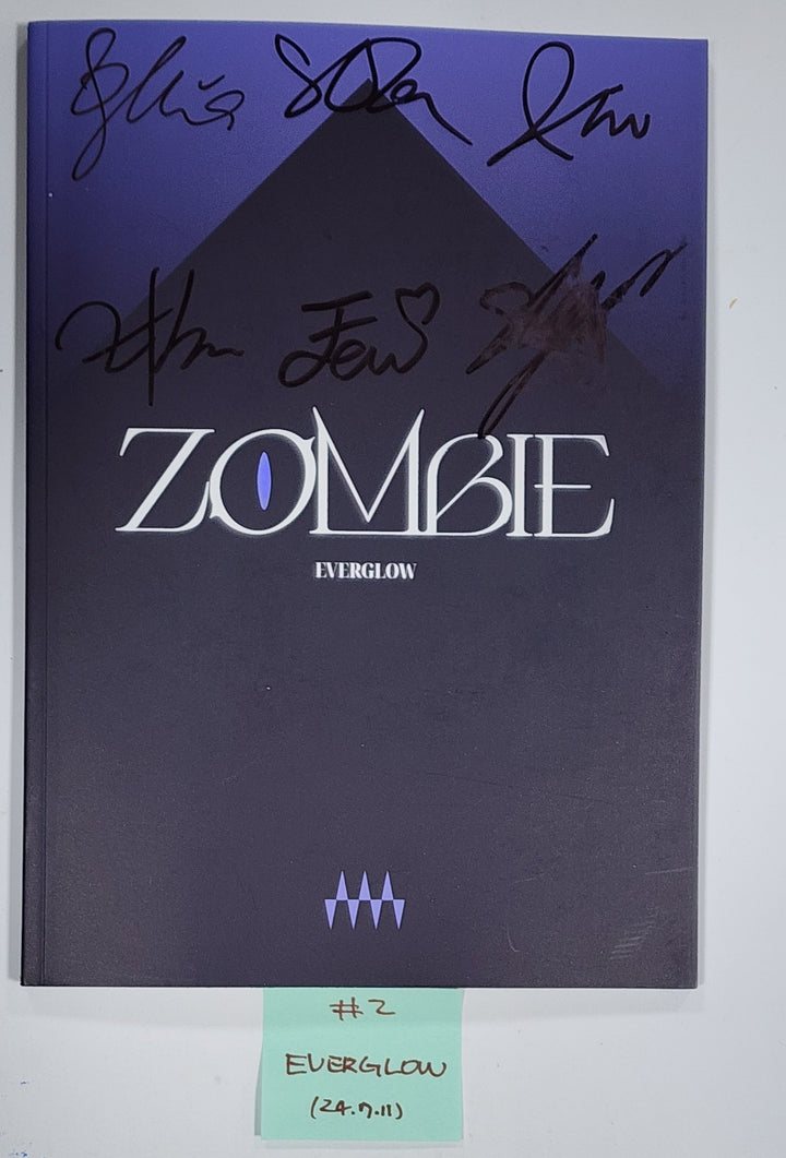Everglow "ZOMBIE", Red Velvet "Cosmic", KISS OF LIFE "Midas Touch", NCT WISH "Songbird" - Hand Autographed(Signed) Promo Album [24.7.11] - HALLYUSUPERSTORE