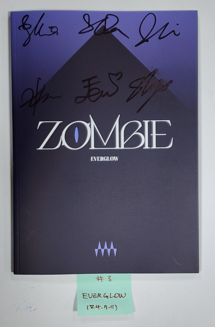 Everglow "ZOMBIE", Red Velvet "Cosmic", KISS OF LIFE "Midas Touch", NCT WISH "Songbird" - Hand Autographed(Signed) Promo Album [24.7.11] - HALLYUSUPERSTORE