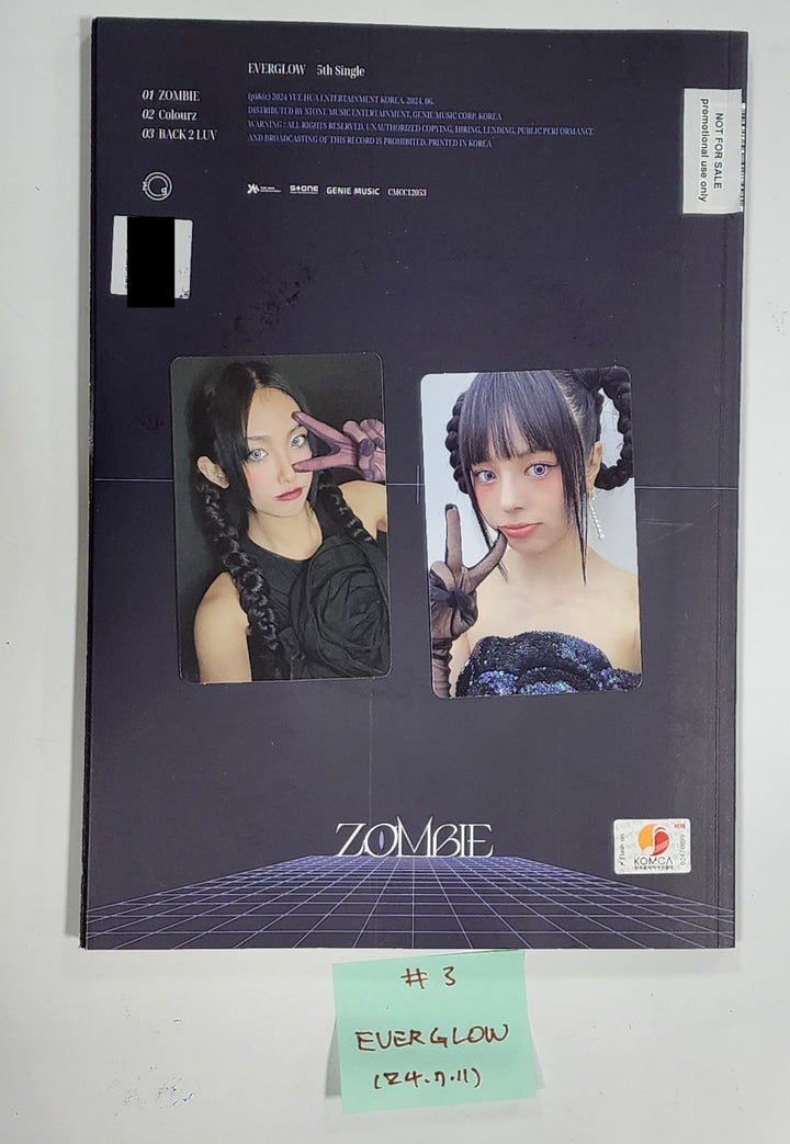 Everglow "ZOMBIE", Red Velvet "Cosmic", KISS OF LIFE "Midas Touch", NCT WISH "Songbird" - Hand Autographed(Signed) Promo Album [24.7.11] - HALLYUSUPERSTORE