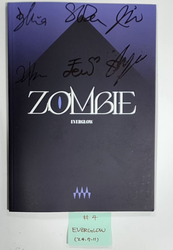 Everglow "ZOMBIE", Red Velvet "Cosmic", KISS OF LIFE "Midas Touch", NCT WISH "Songbird" - Hand Autographed(Signed) Promo Album [24.7.11] - HALLYUSUPERSTORE