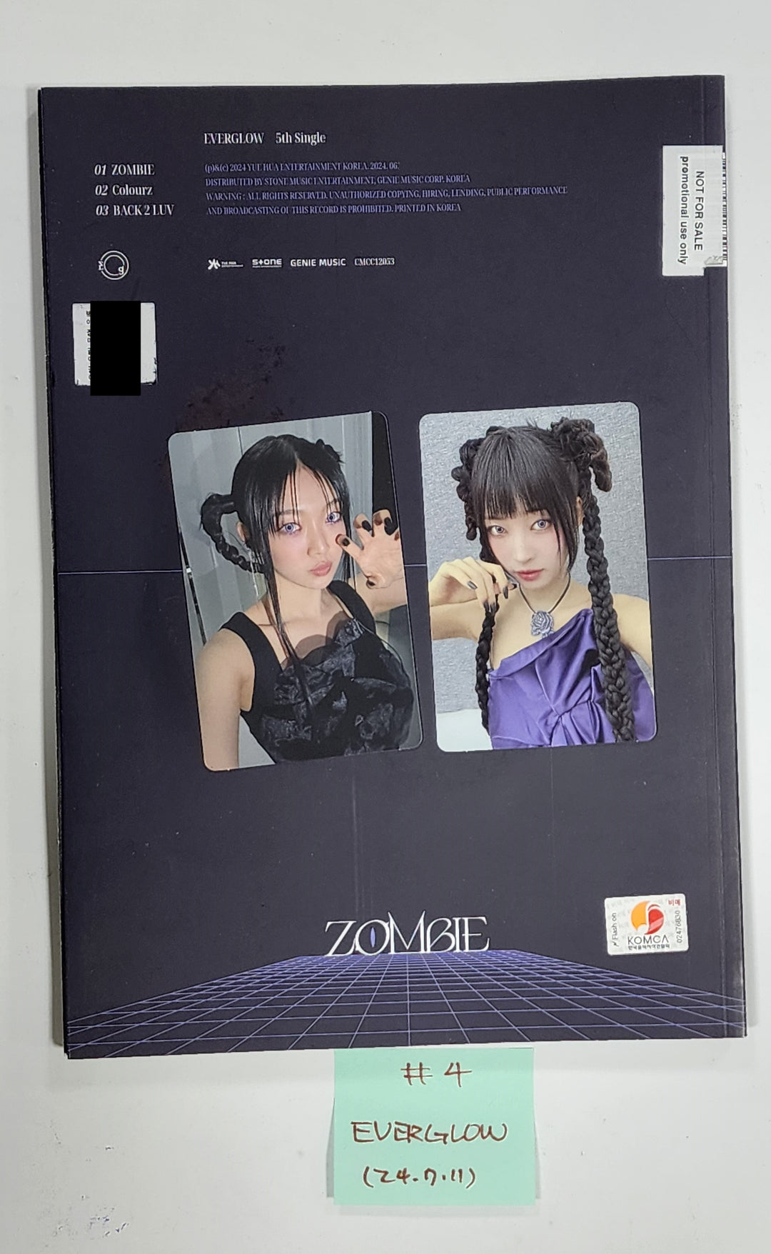 Everglow "ZOMBIE", Red Velvet "Cosmic", KISS OF LIFE "Midas Touch", NCT WISH "Songbird" - Hand Autographed(Signed) Promo Album [24.7.11] - HALLYUSUPERSTORE