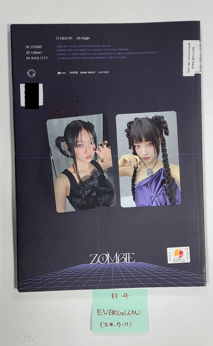 Everglow "ZOMBIE", Red Velvet "Cosmic", KISS OF LIFE "Midas Touch", NCT WISH "Songbird" - Hand Autographed(Signed) Promo Album [24.7.11] - HALLYUSUPERSTORE