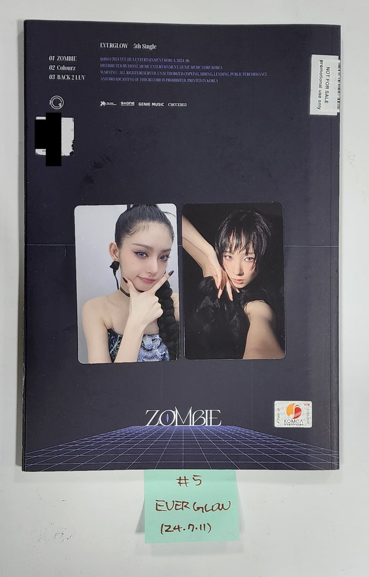 Everglow "ZOMBIE", Red Velvet "Cosmic", KISS OF LIFE "Midas Touch", NCT WISH "Songbird" - Hand Autographed(Signed) Promo Album [24.7.11] - HALLYUSUPERSTORE