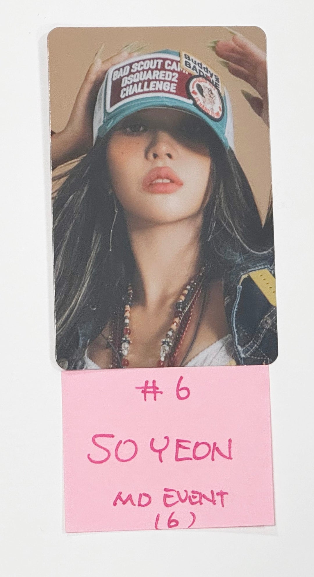 (G)I-DLE KLAXON - LINE FRIENDS Gangnam POP-UP Store Official MD Event Photocard [24.7.12] - HALLYUSUPERSTORE