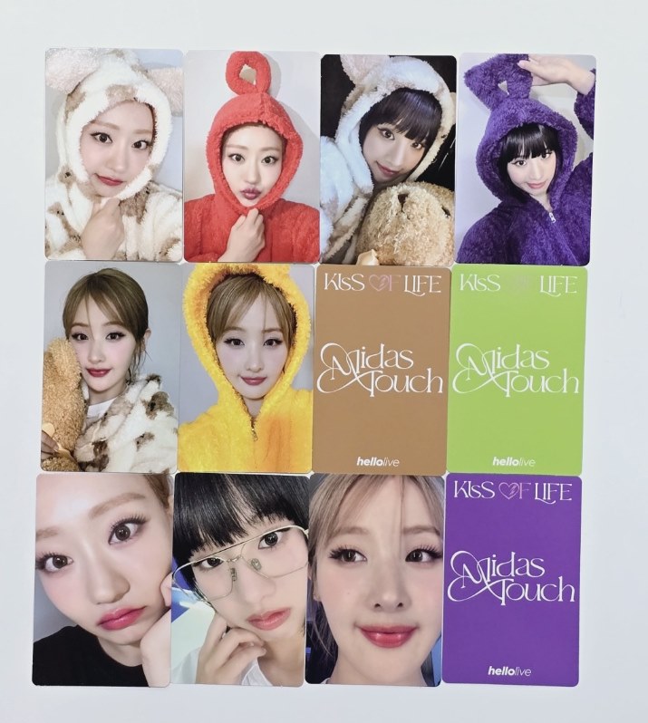 KISS OF LIFE "Midas Touch" - HelloLive Lucky Draw Event Photocard [24.7.15] - HALLYUSUPERSTORE