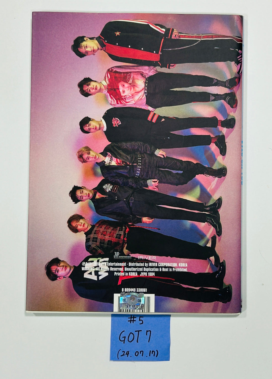GOT7 - Hand Autographed(Signed) Promo Album [24.7.17] - HALLYUSUPERSTORE