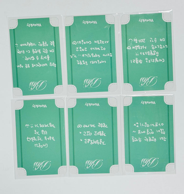 Weeekly "Bliss " - Ktown4U Lucky Draw Event Photocard [24.7.17] - HALLYUSUPERSTORE