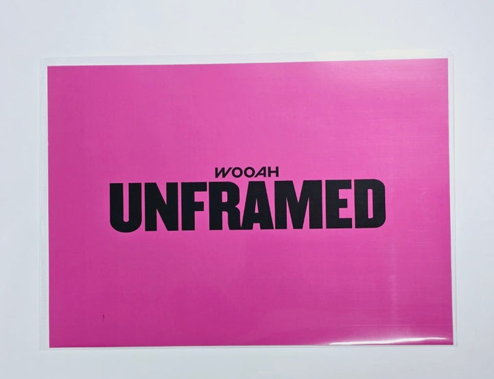 Wooah "Unframed" - Hand Autographed(Signed) Paper [24.7.17] - HALLYUSUPERSTORE