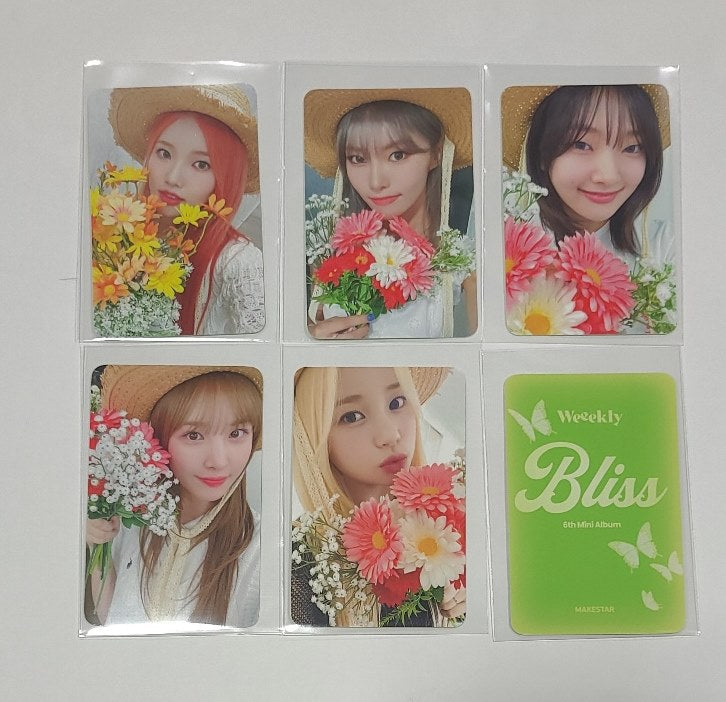 Weeekly "Bliss " - Makestar Fansign Event Photocard  [24.7.23] - HALLYUSUPERSTORE