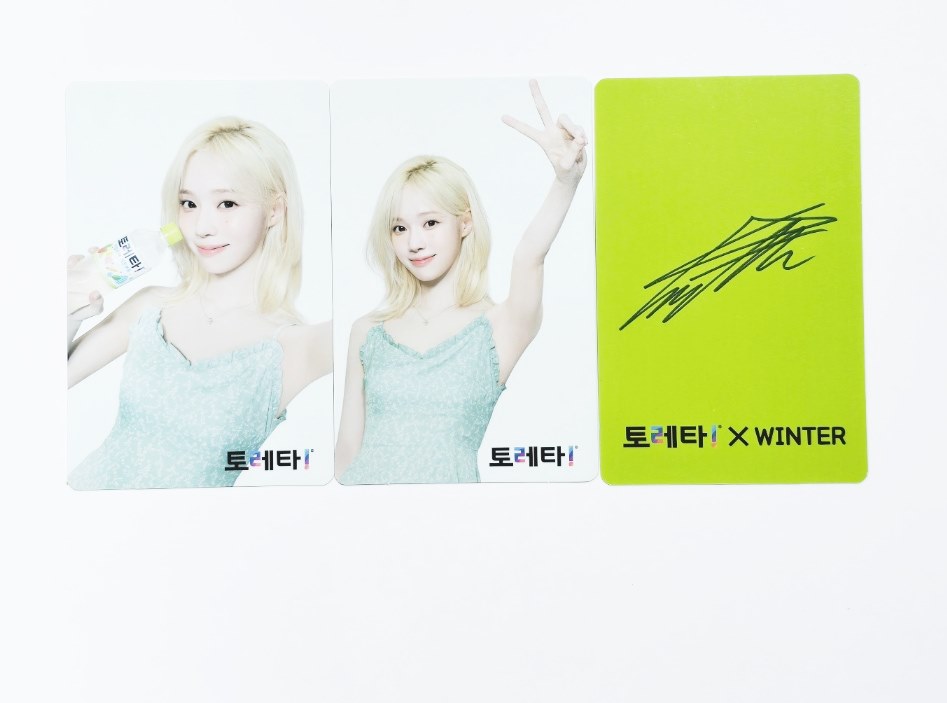 Winter (Of Aespa) X TORETA - Official Event Photocards Set (3EA) [24.7.23] - HALLYUSUPERSTORE