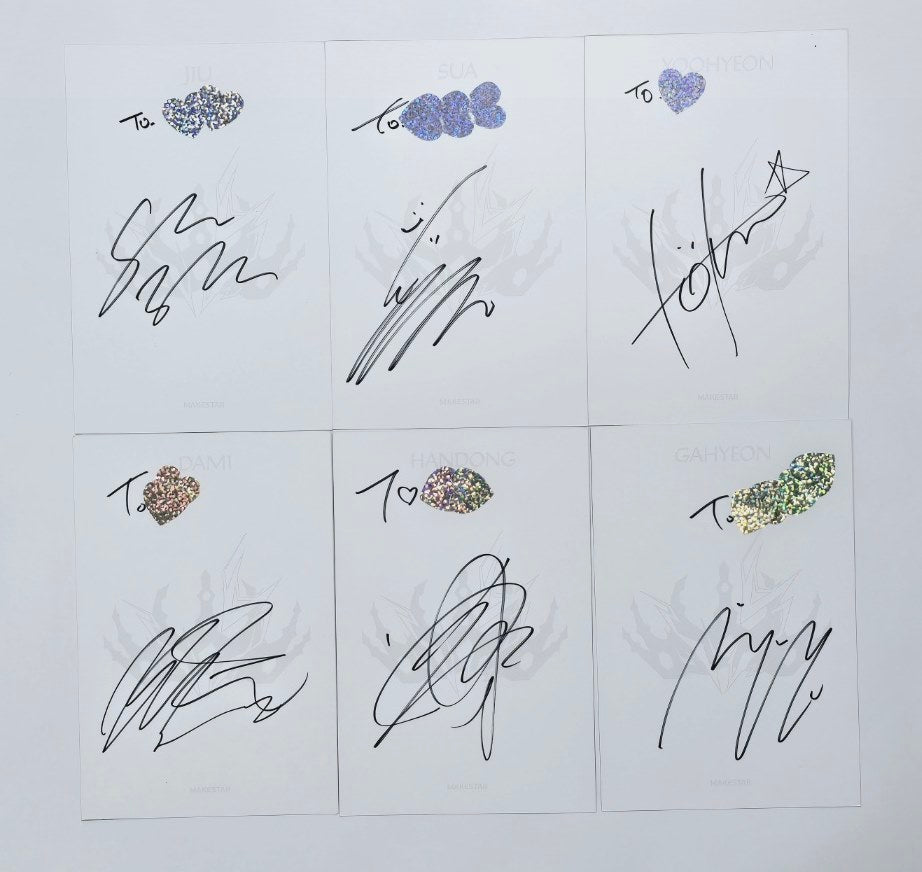 Dreamcatcher "VirtuouS" - Hand Autographed(Signed) Mini Postcard [24.7.29] - HALLYUSUPERSTORE